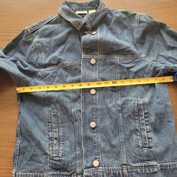 Vintage Crossroads 100% Cotton Long Sleeve Denim Jean Jacket Size Small - Picture 7 of 12